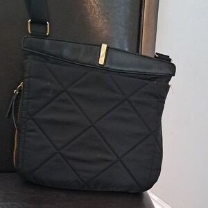 Elegant Black Quilted Crossbody Bag
